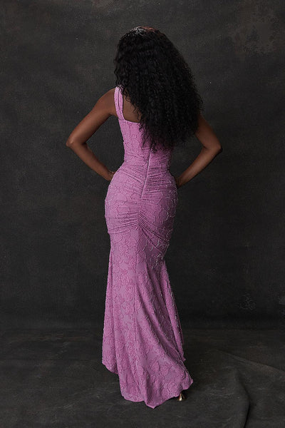 Abendkleid für Damen - Figurbetontes Midikleid mit Raffung für Hochzeiten