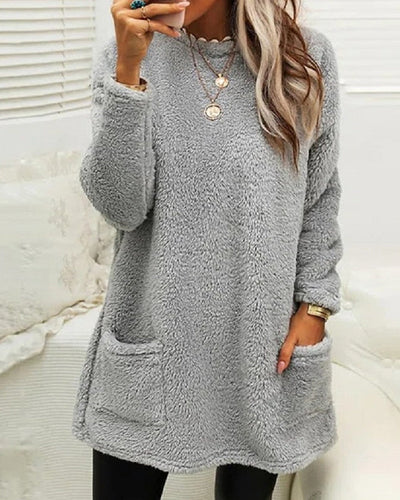 Gemütlicher Mockneck Longpullover für Frauen