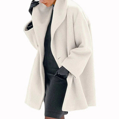 Lange Jacke mit Schalkragen für Damen