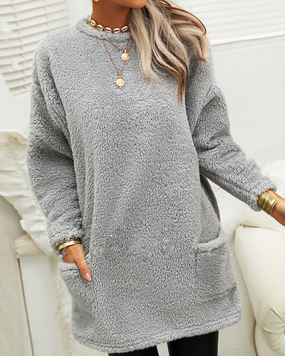 Gemütlicher Mockneck Longpullover für Frauen