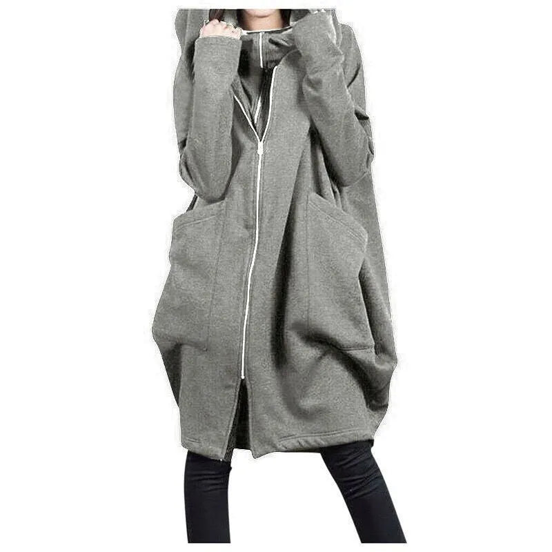 Übergroße Winterjacke für Frauen