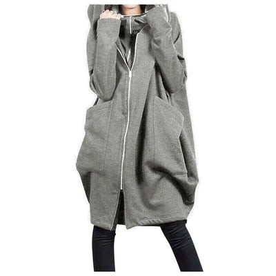Übergroße Winterjacke für Frauen