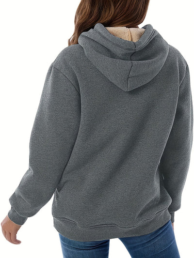 Warme Kapuzen-Winterpullover für Frauen