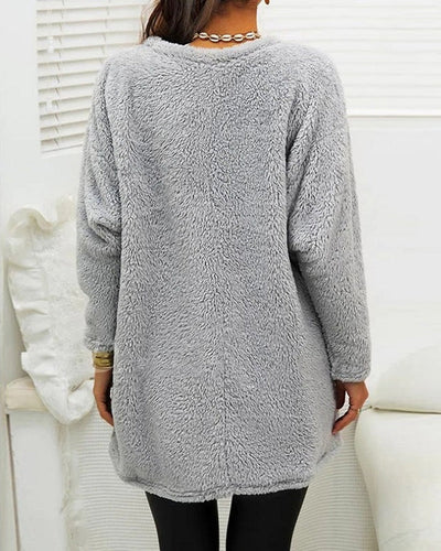 Gemütlicher Mockneck Longpullover für Frauen