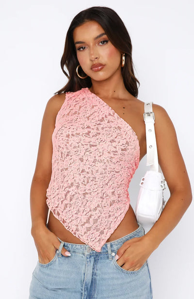 Zenaida® | Spitzen-Crop-Top