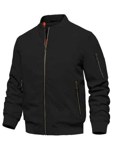 Klassische Bomberjacke mit Taschen für Männer