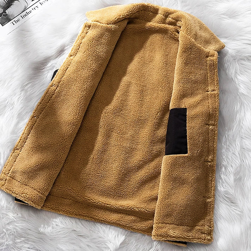 Warme Winterweste mit Taschen für Herren