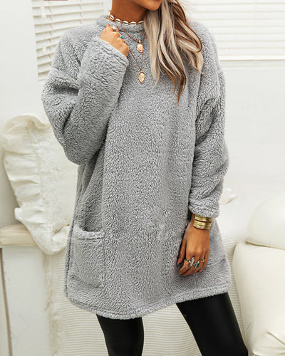 Gemütlicher Mockneck Longpullover für Frauen