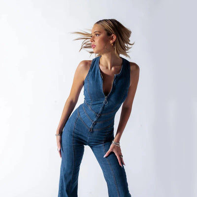 CHIC CŒUR | DENIM-OVERALL