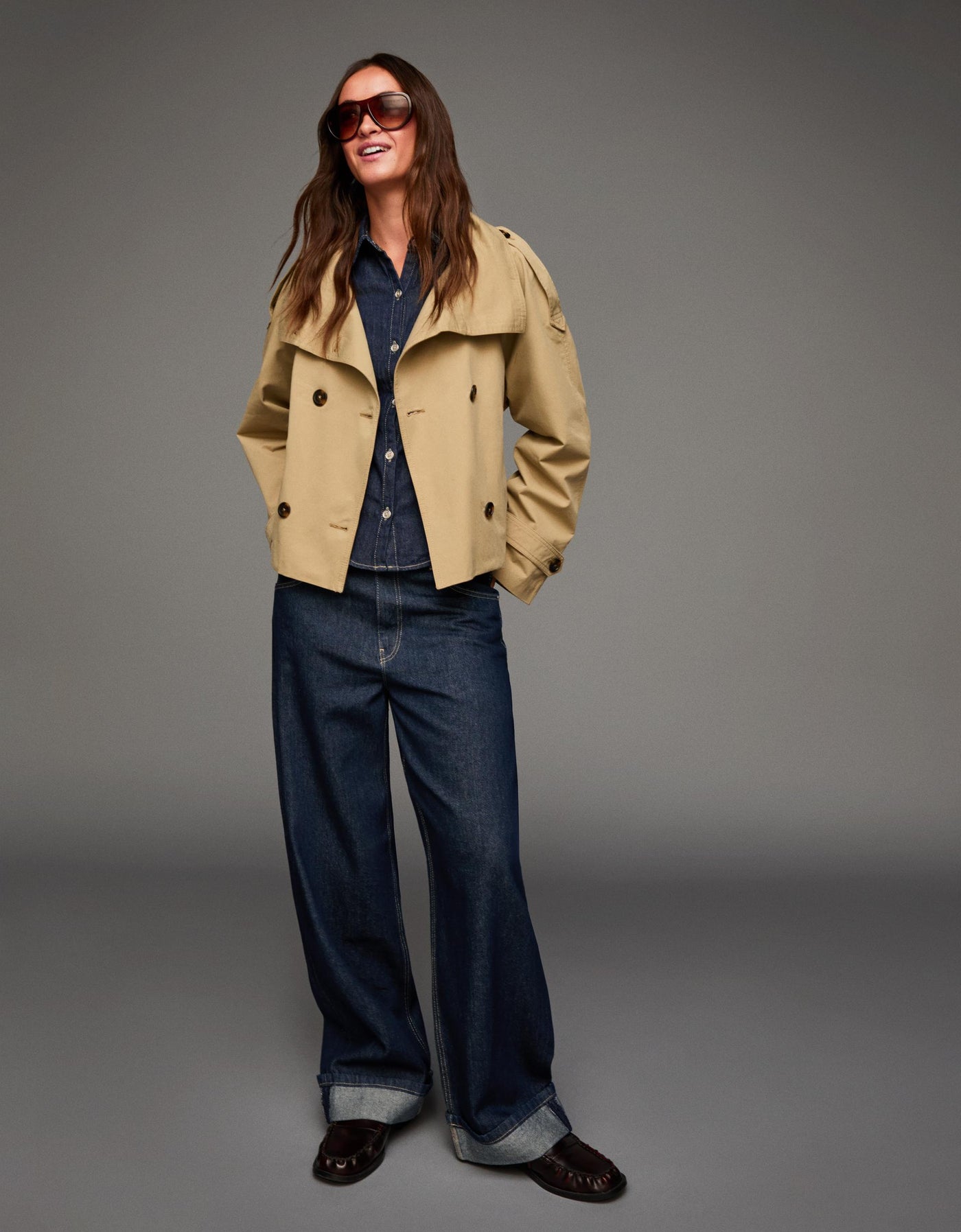 Mara™ | Kurzer Trenchcoat