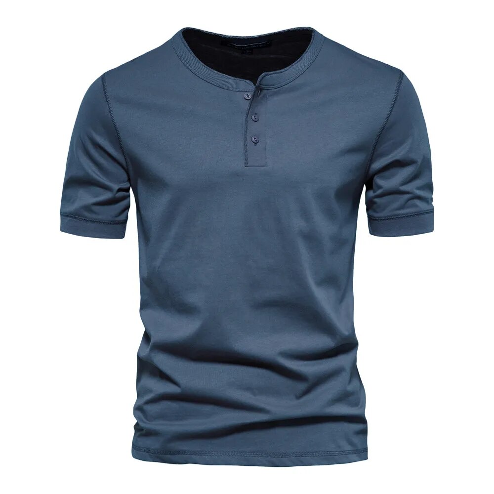 Stylisches Baumwoll-T-Shirt mit Kragen für Männer