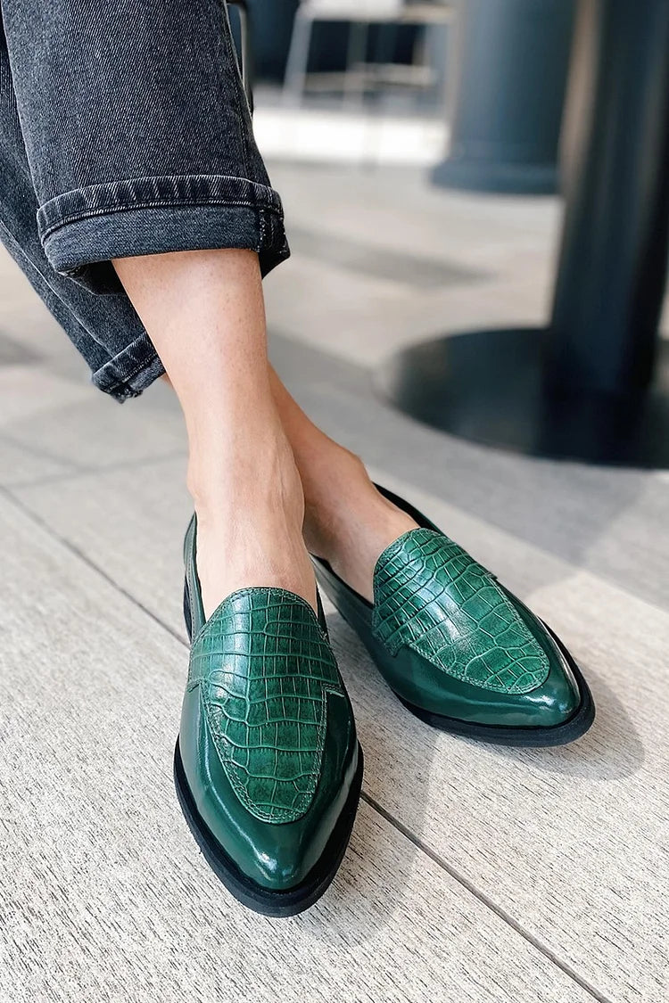 Perlaida - Elegante Loafers mit Patchwork