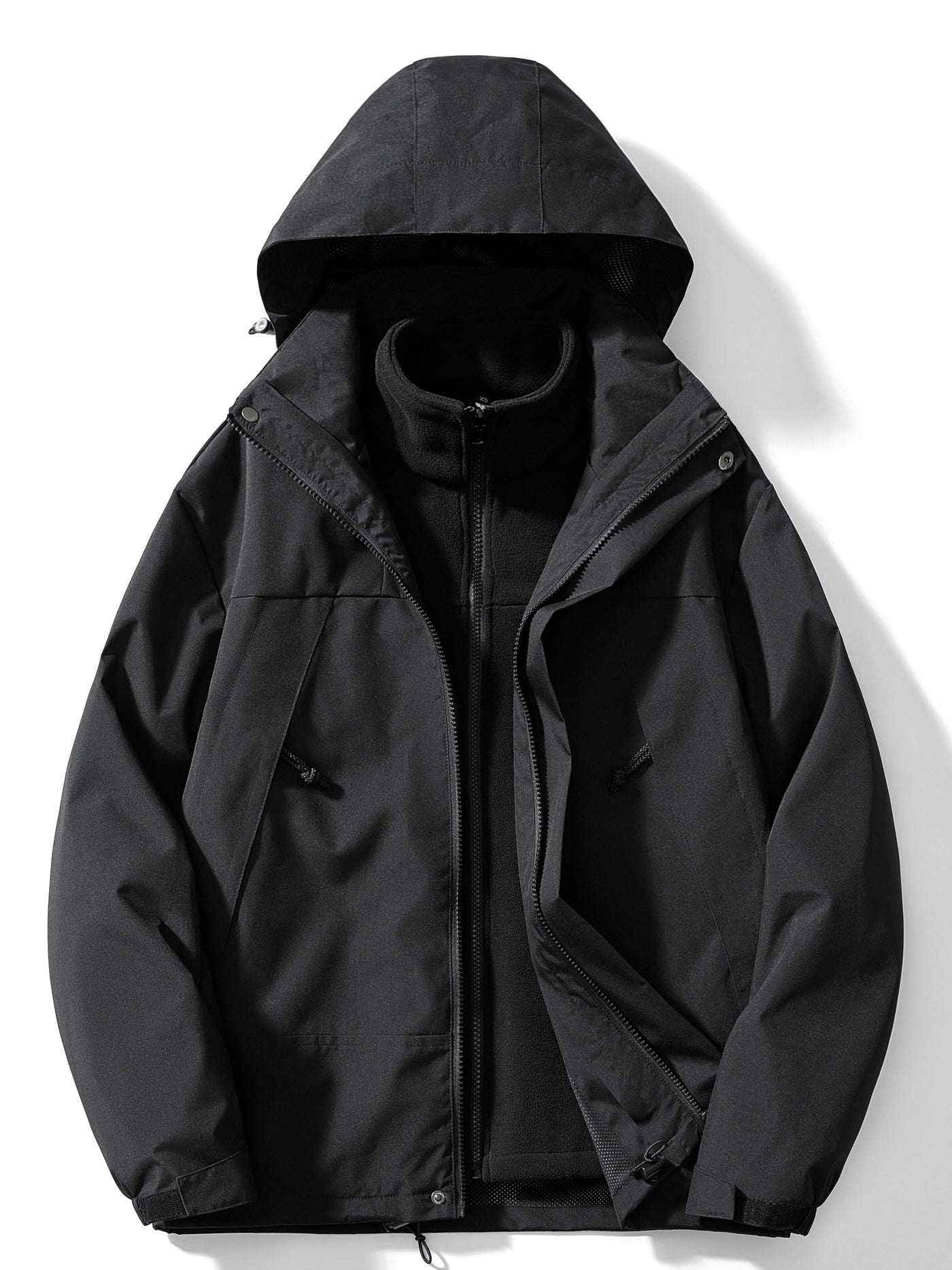 3 in 1 Winterjacke mit Kapuze für Damen