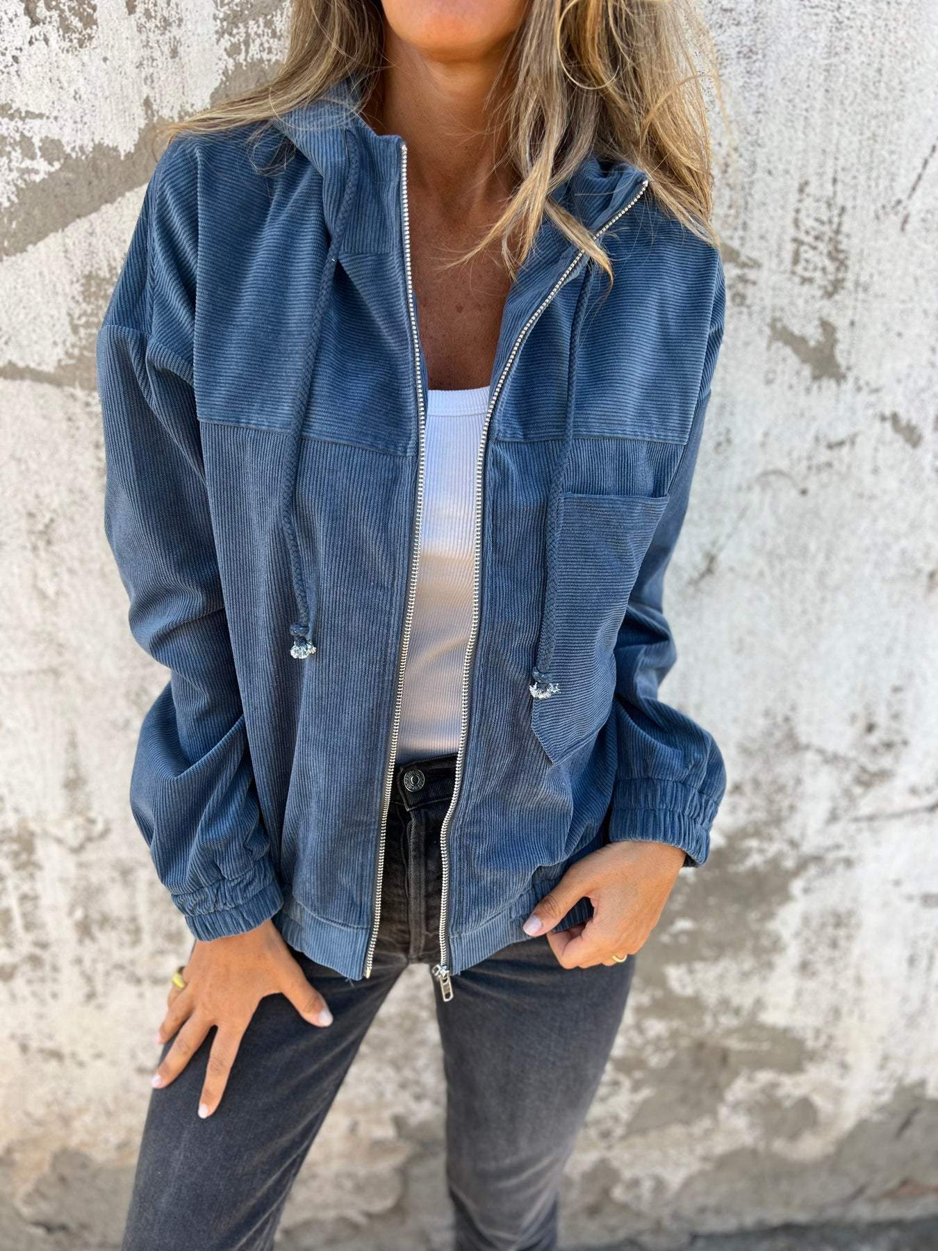 Freizeitjacke mit Brusttasche für Frauen