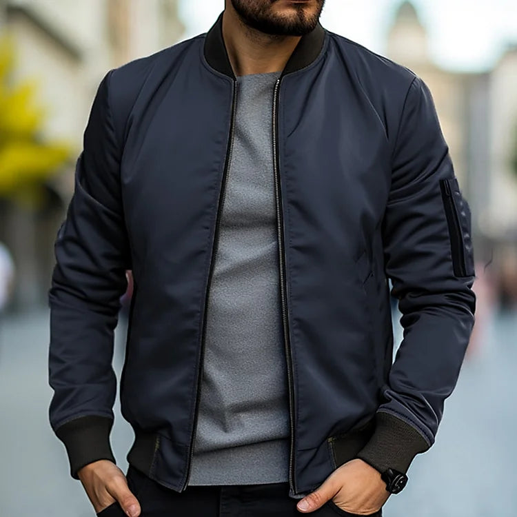 Schmal geschnittene Zip-Up Jacke für Männe