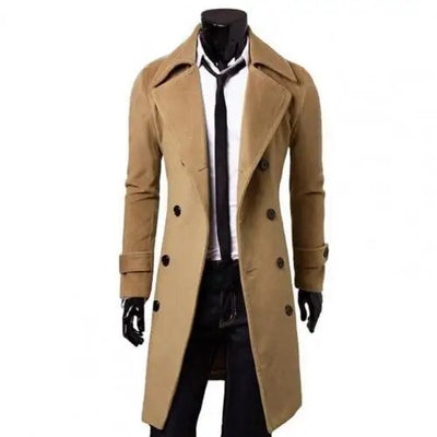 Zweireihiger Britischer Trenchcoat für Herren