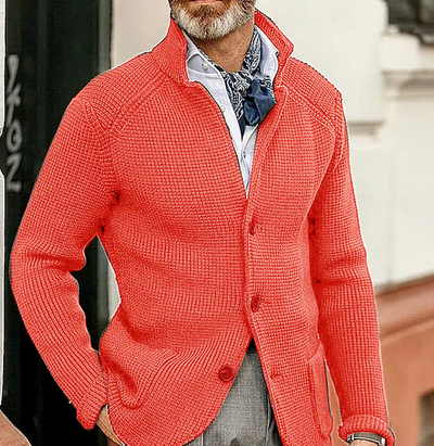 Retro-Patchwork-Blazer für Herren