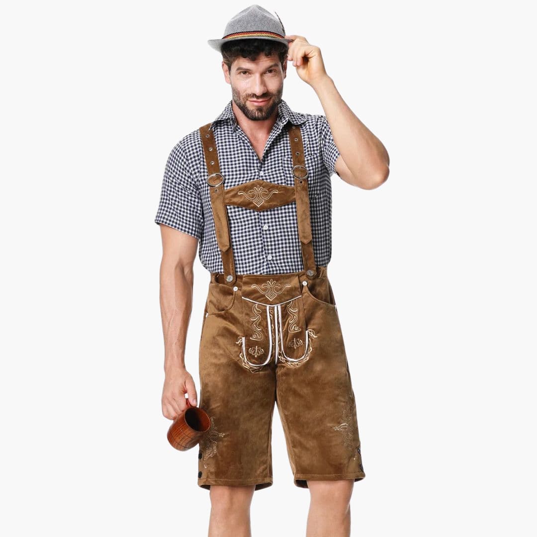 Traditionelle Lederhosen für Herren - Oktoberfest 2025