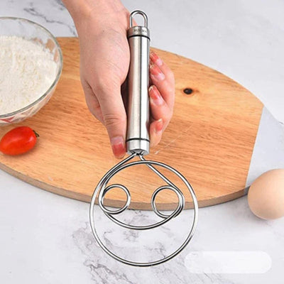 BakeCraft – Professionelles dänisches Teigschneebesen für müheloses Verrühren