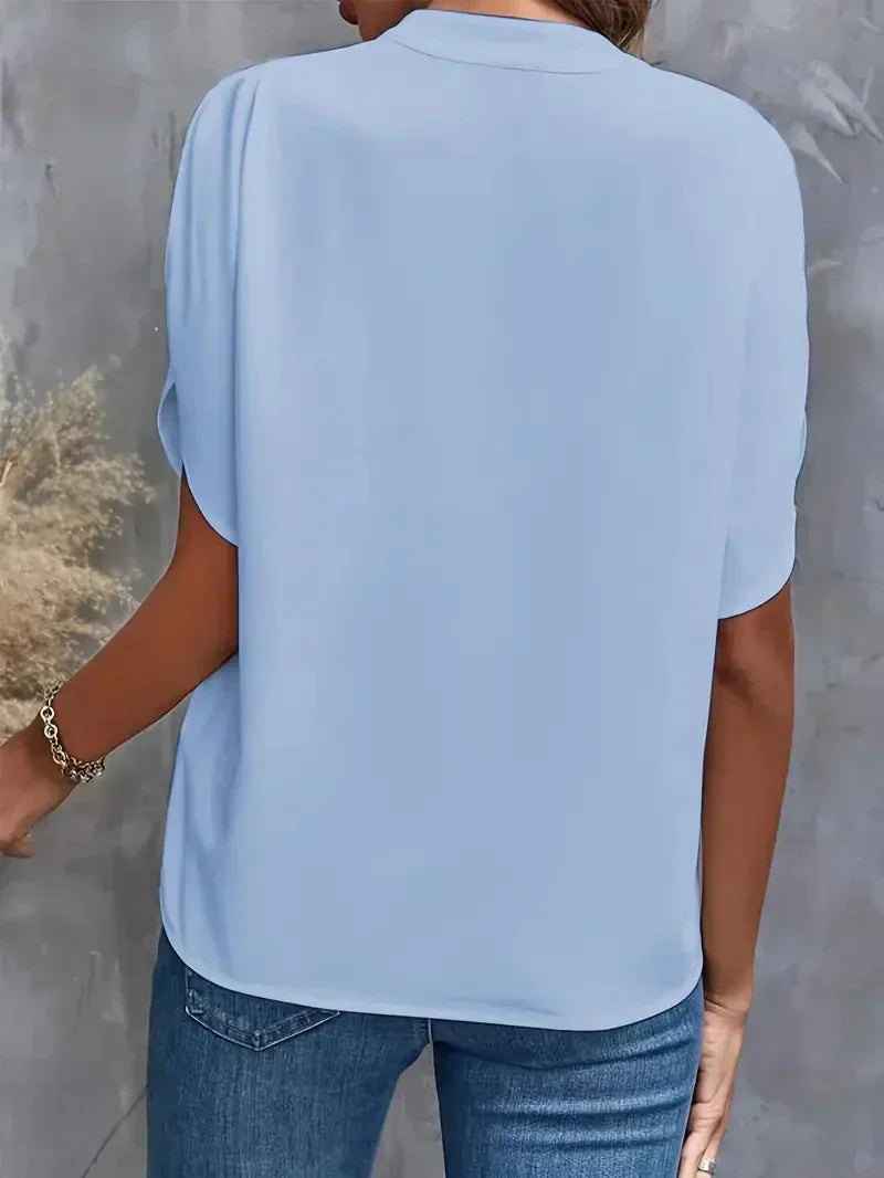 T-Shirt mit V-Ausschnitt | WIEN