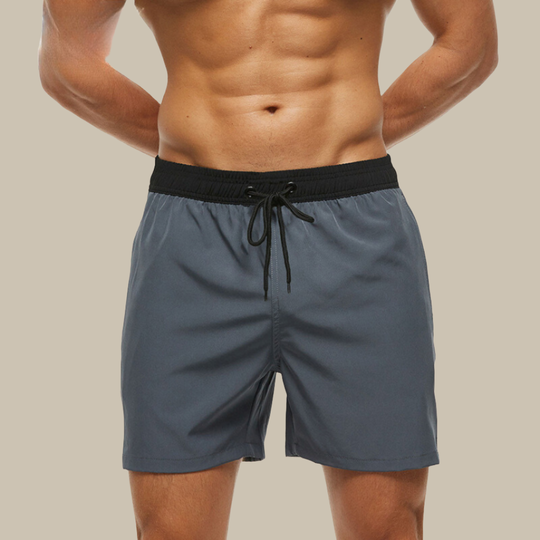 Badehose für Herren - Leichte, schnelltrocknende Badeshorts mit Stretch für den Sommer
