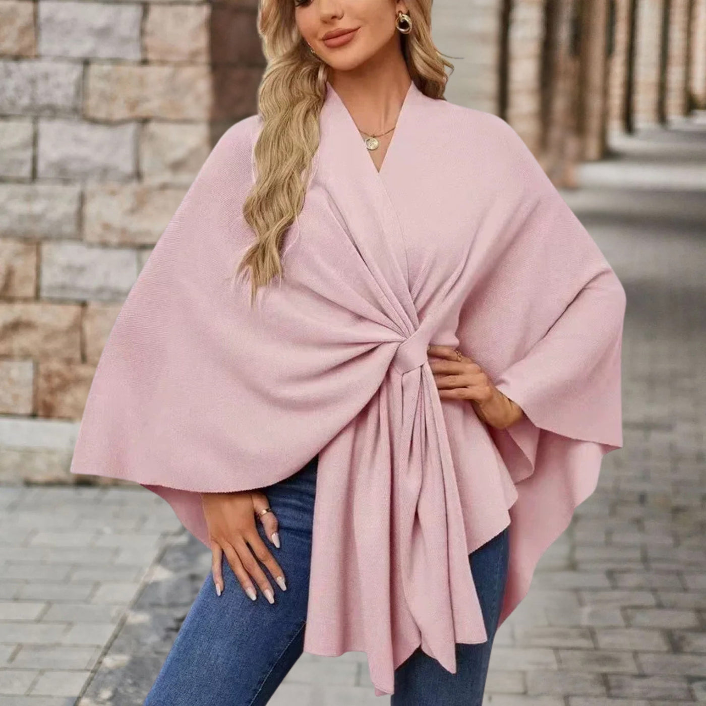 Sylora™ - Eleganter Warmer Poncho