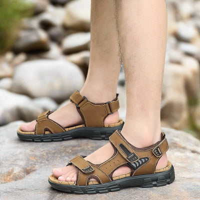 Sandalen für Herren - Bequeme Outdoor Trekkingsandalen für den Sommer