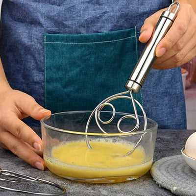 BakeCraft – Professionelles dänisches Teigschneebesen für müheloses Verrühren