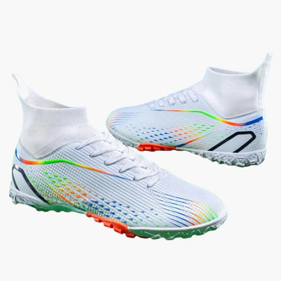 Herren-Fußball schuhe mit Schnürverschluss und Knöchelkragen