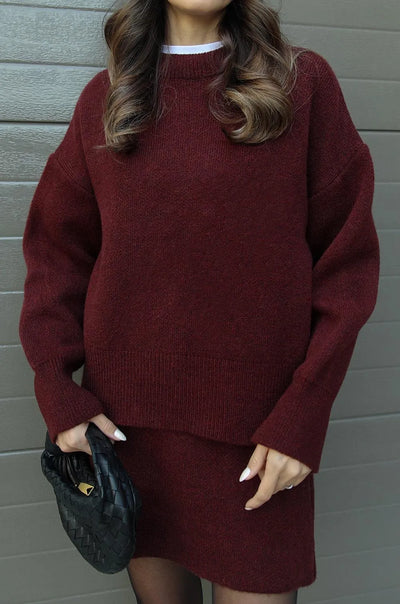 WIEN ELEGANTER PULLOVER KLEID