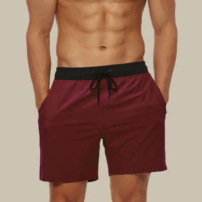 Badehose für Herren - Leichte, schnelltrocknende Badeshorts mit Stretch für den Sommer