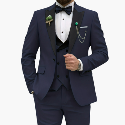 Stylisher Slim Fit Anzug - moderner Look für Herren zur Hochzeit