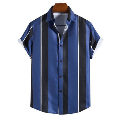Stylisches Herren Retro Freizeithemd