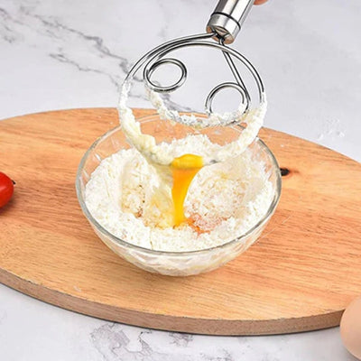 BakeCraft – Professionelles dänisches Teigschneebesen für müheloses Verrühren