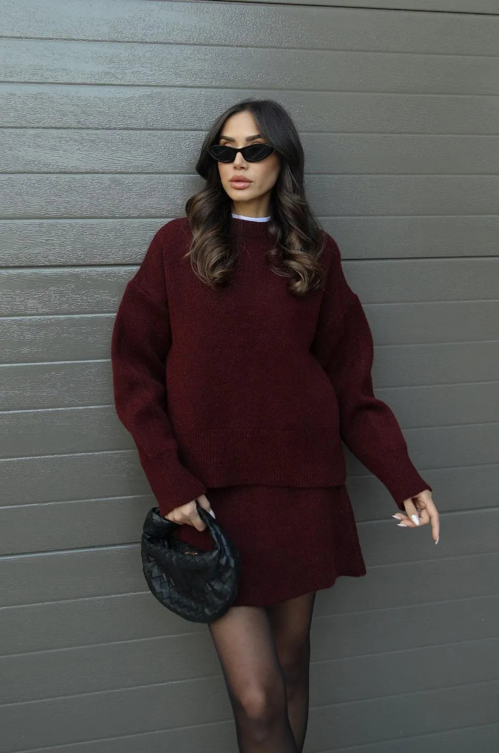 WIEN ELEGANTER PULLOVER KLEID