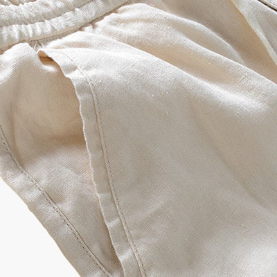 Herren Sommerhose mit elastischem Bund und Kordelzug