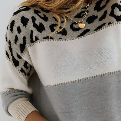 Cheyenne™ | Lässiger Pullover mit Leopardenmuster