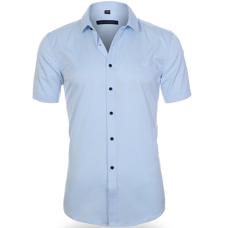 Atmungsaktives elastisches Anti-Knitter-Shirt Kurzarm