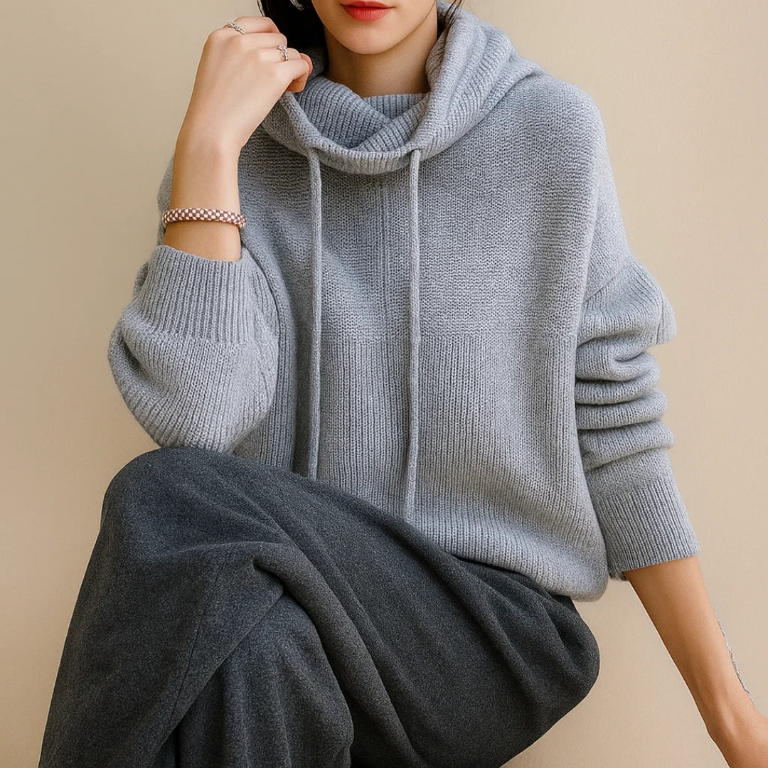 Annalina™ | Gestrickter Hoodie