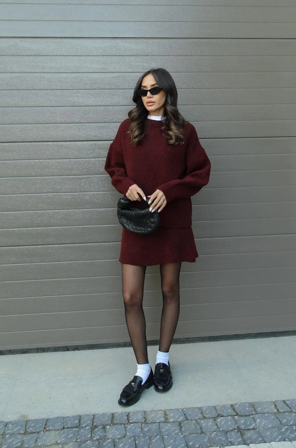 WIEN ELEGANTER PULLOVER KLEID