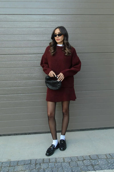 WIEN ELEGANTER PULLOVER KLEID