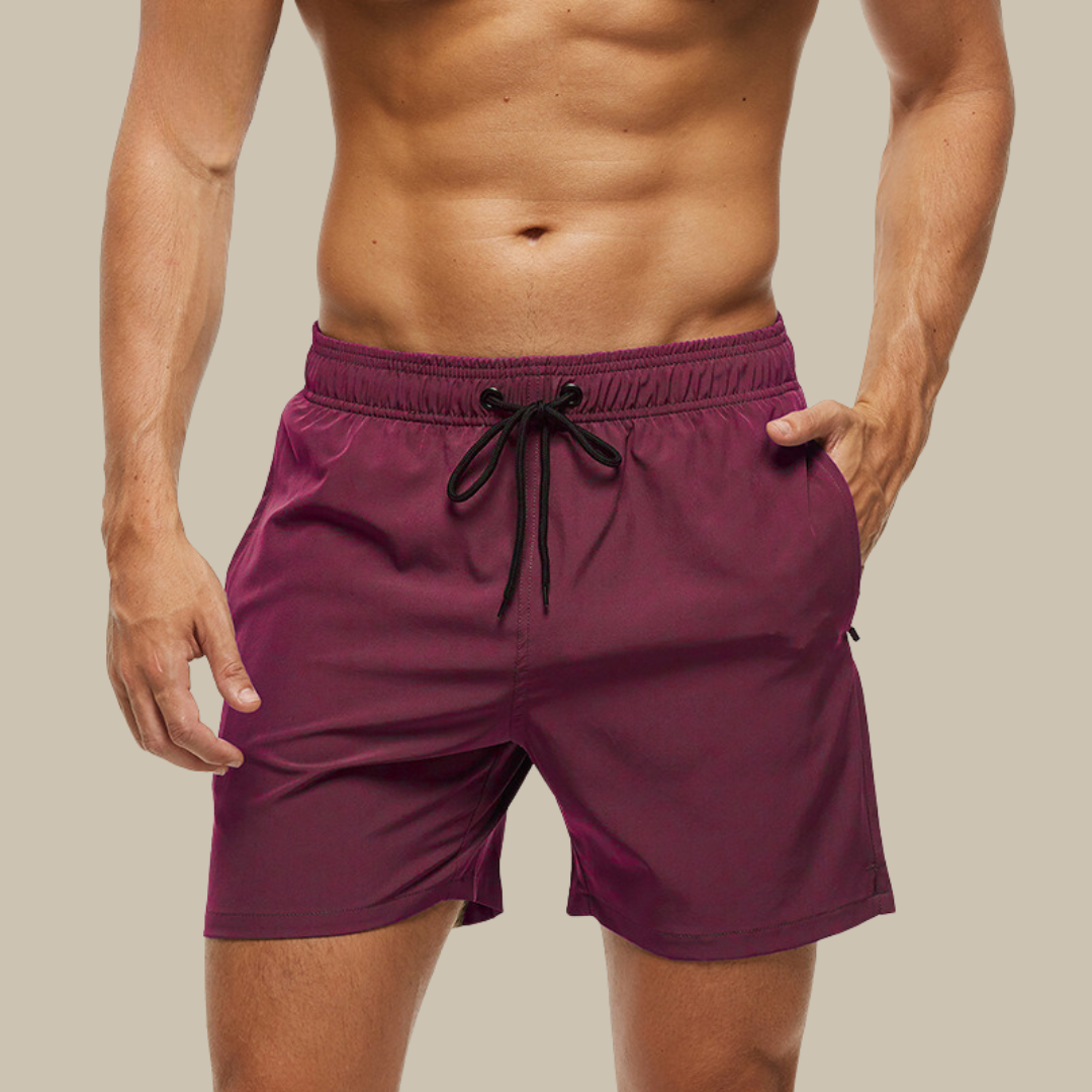 Badehose für Herren - Leichte, schnelltrocknende Badeshorts mit Stretch für den Sommer