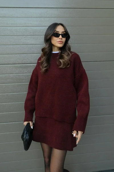 WIEN ELEGANTER PULLOVER KLEID