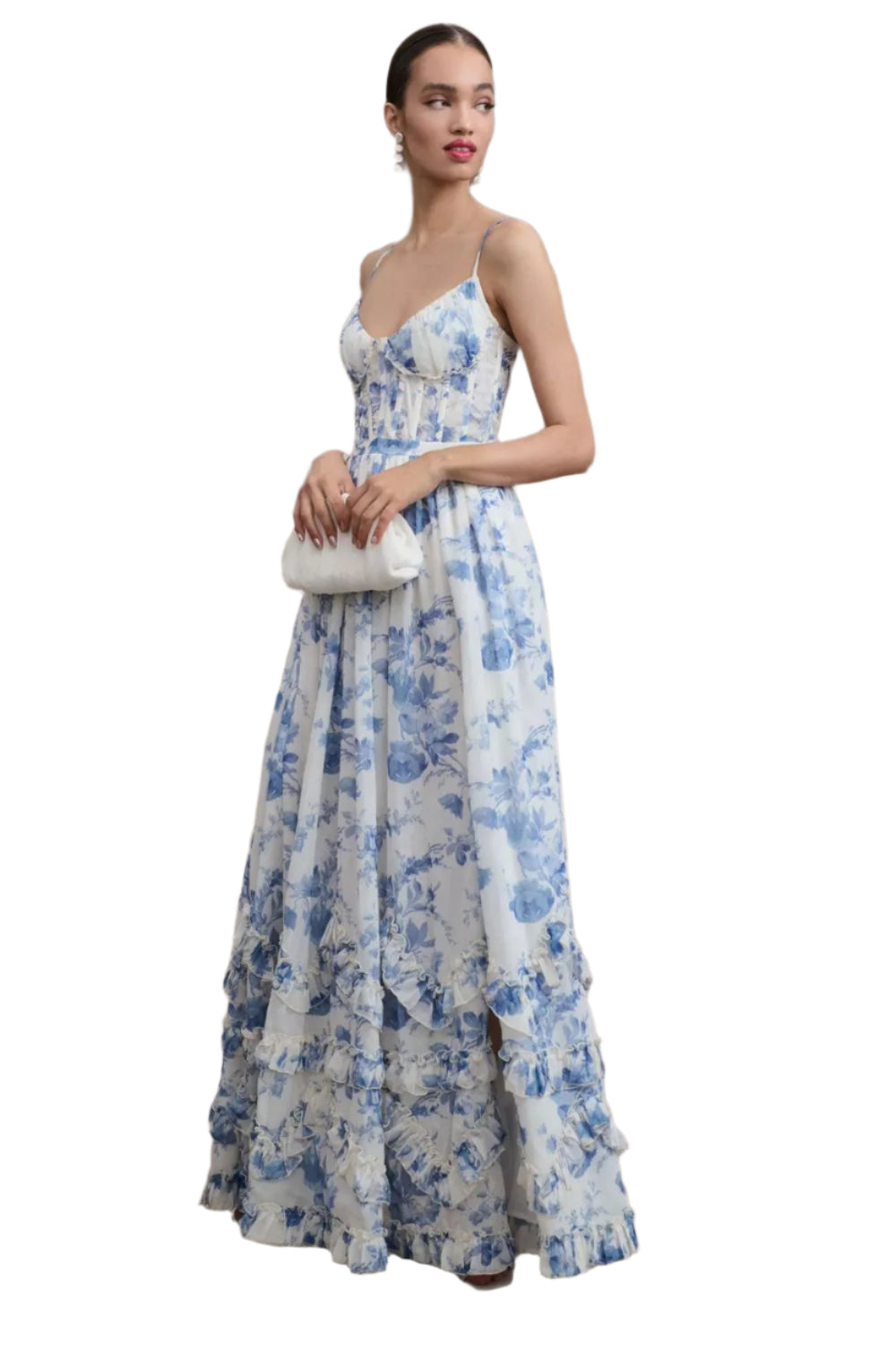 Colette Blumenmuster Maxikleid