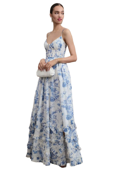 Colette Blumenmuster Maxikleid