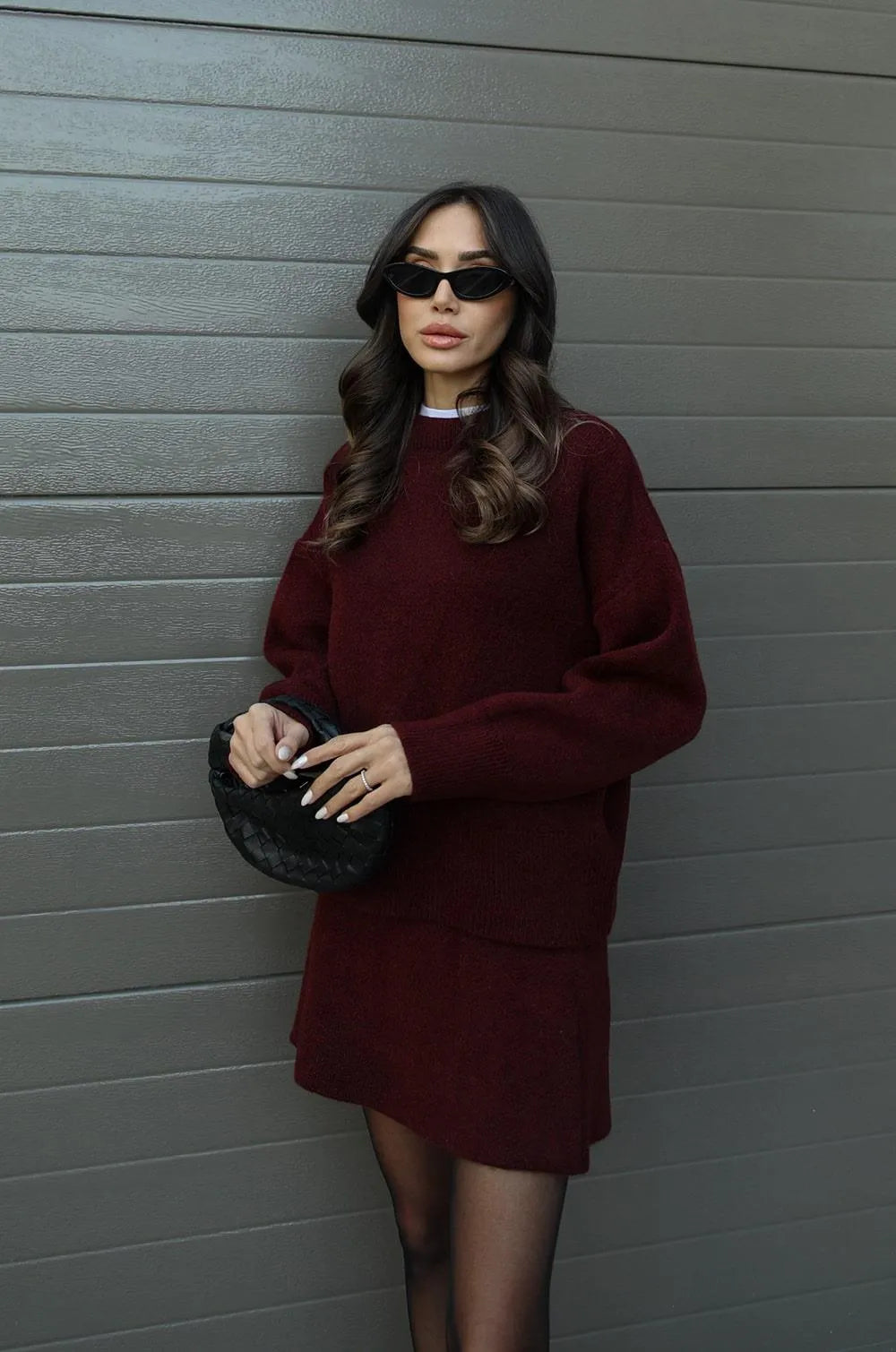 WIEN ELEGANTER PULLOVER KLEID