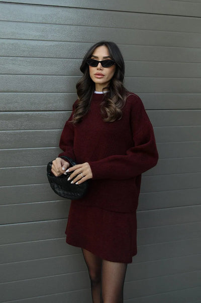 WIEN ELEGANTER PULLOVER KLEID