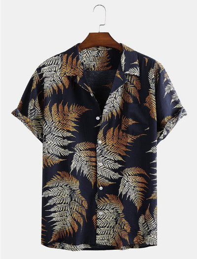Stylisches Tropical Herren Freizeithemd mit Print