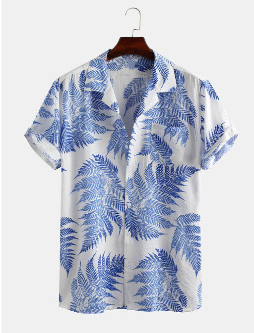 Stylisches Tropical Herren Freizeithemd mit Print