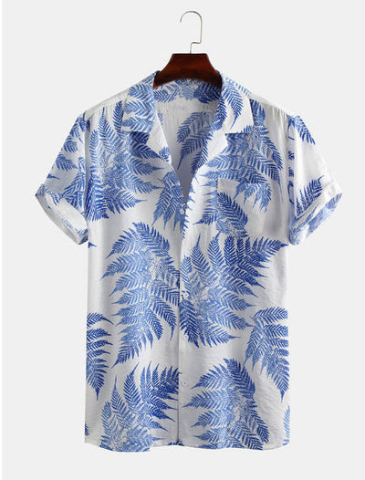 Stylisches Tropical Herren Freizeithemd mit Print